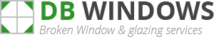 Newport Pagnell Broken Window Logo